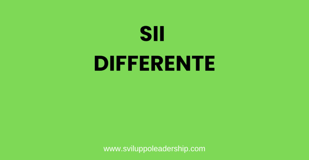 Sii differente e fai la differenza: 7 passi per distinguerti 1