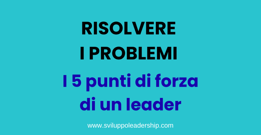 risolvere i problemi