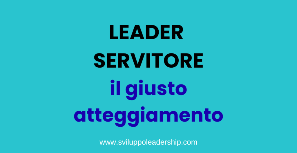 leader servitore