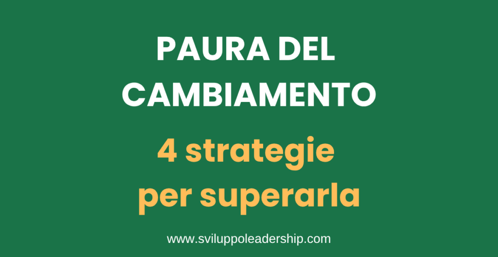 paura del cambiamento