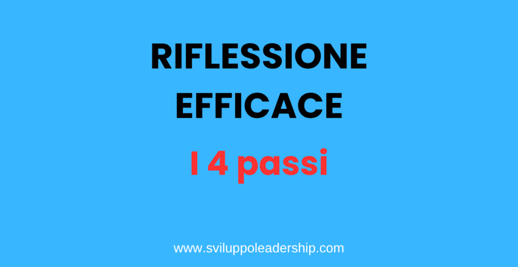autoriflessione efficace