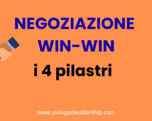 Negoziazione win-win: i 4 pilastri per un accordo vincente