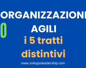 Organizzazioni agili e leadership: i 5 tratti distintivi Organizzazioni agili e leadership: i 5 tratti distintivi
