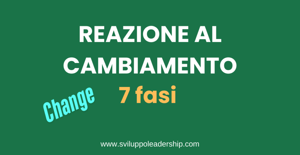 Reazione al cambiamento: le 7 fasi del della curva di Kubler-Ross. reazione al cambiamento