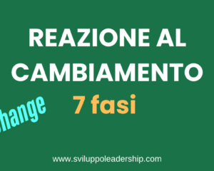 Reazione al cambiamento: le 7 fasi del della curva di Kubler-Ross.