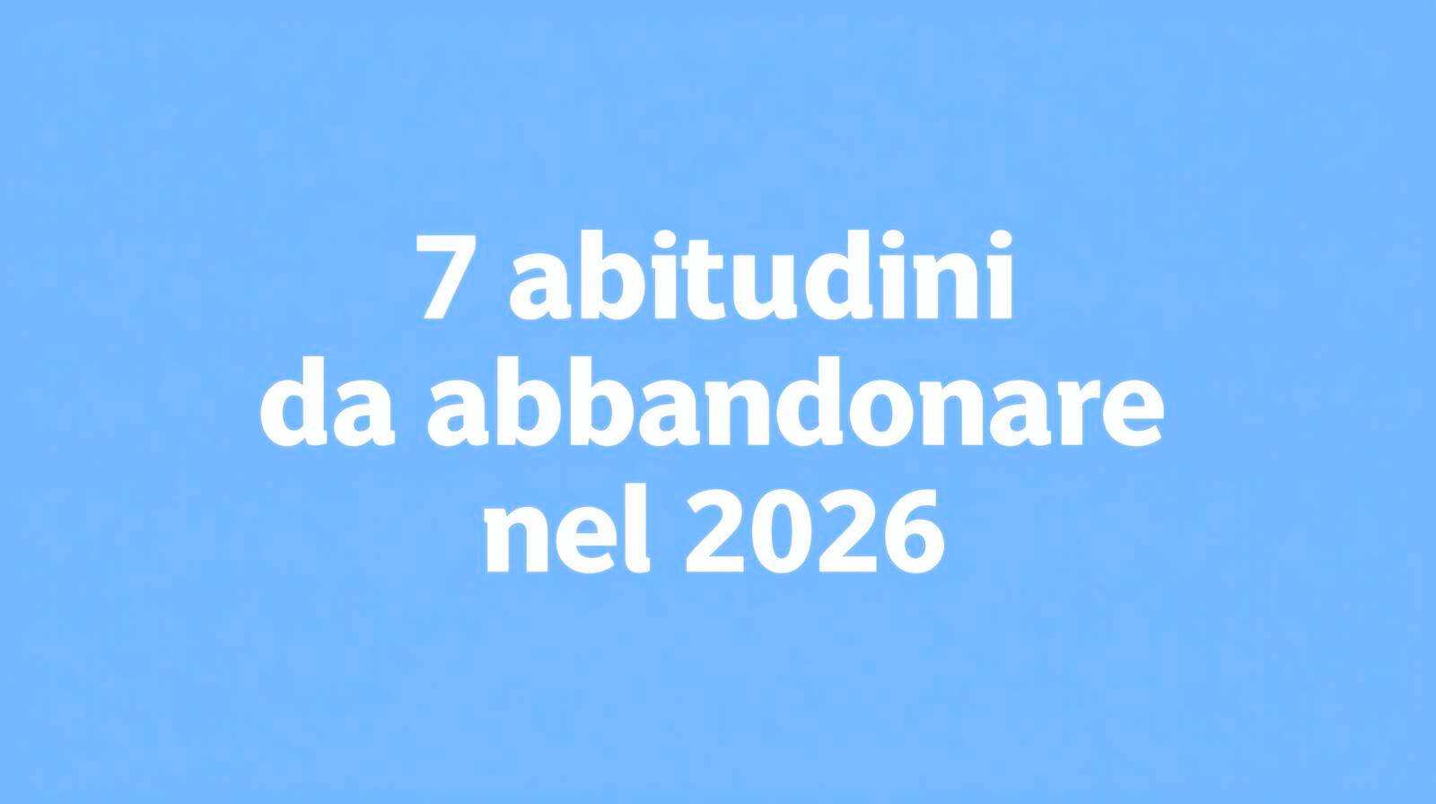cambiamento personale nel 2026